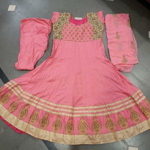 Pink Anarkali Suit