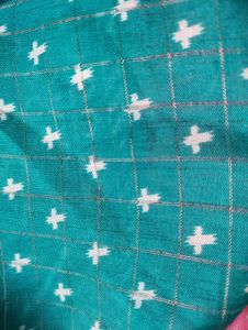 Dola Silk Saree With Jaipuri Print