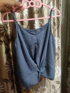 Grey Crop Top For Women
