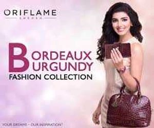Oriflame Bordeaux Burgundy Dome Handbag