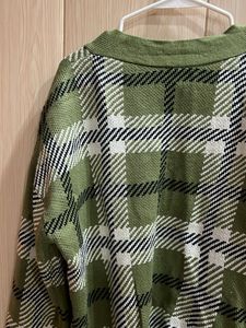 Korean Plaid Cardigan - Cozy &amp; Stylish