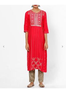 Red  Kurta from W