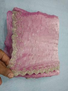 Elegant Embroidered Saree