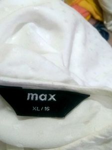 White Swiss Dot Peasant Top - WAX