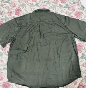 Carhartt Olive Green Short Sleeve  Shirt