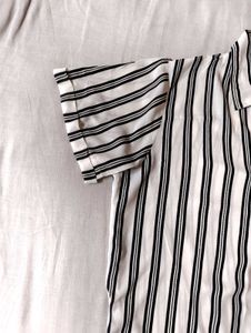 Striped Button-Down Obanai Iguro Top