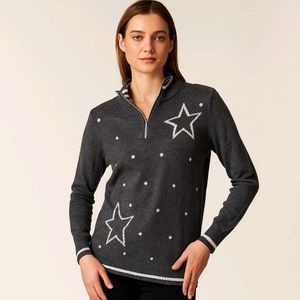 Starry Grey Pullover