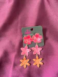 Paparazzi Floral Dangle Earrings