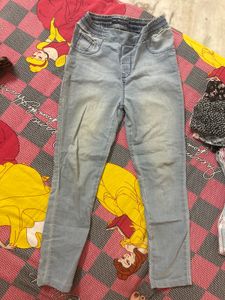 Light Wash Denim Pull-On Jegging