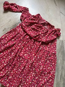 Floral Cutout Maxi Dress
