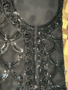 Beaded Black Dress