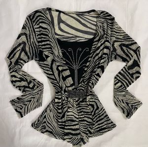 Y2k Cheetah Print Top
