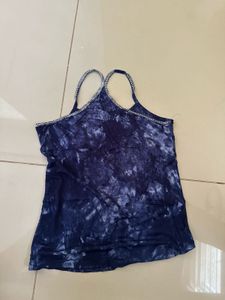 Strap Blue Top