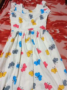 Cute Butterfly Print Dress