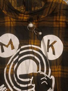 Mickey Mouse Plaid Top