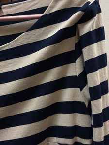 Striped 3/4 Sleeve Top