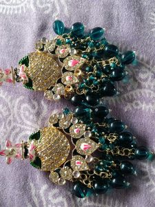 green jhumka