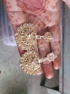 Elegant Gold-Tone Earrings