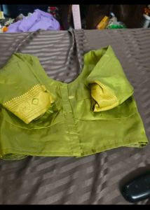 take away gold bordered blouse donation