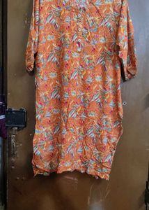 Floral Print Kurta