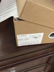 Zara White Mules