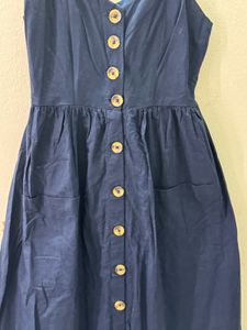 Colin’s Navy Blue Dress