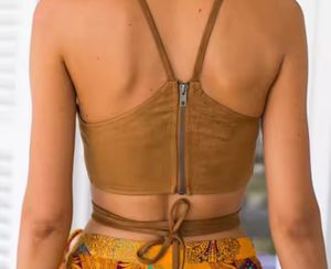 Halter Strappy Crop Top