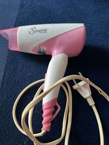 Shinestar Hair Dryer - Pink & White