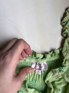 Sweetheart Neck Drawstring Top