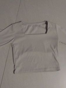 Stylish Beige Crop Top