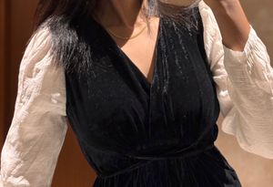 Black Velvet Dress