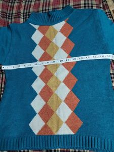 Argyle Pattern Sweater