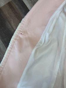 Pink Blazer with White Trim