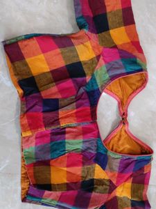 Multicolor Checks Blouse