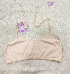Halter Neck Tie Up Crop Top Bra