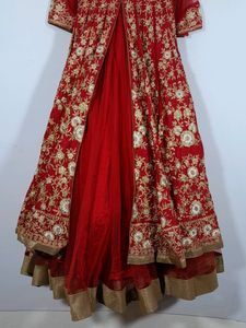 Gown With Dupatta Heavy Embroidered Ethnic Beauti