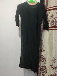 Black Kurti For Womens (M)