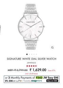 Original Joker &amp; Witch Silver Dial Unisex Watch