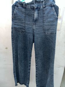 Straight Grey Jeans For Women !!!!