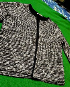 Striped Tweed Blazer