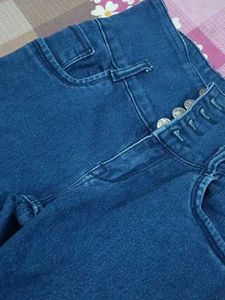 High Waisted Denim Jeans