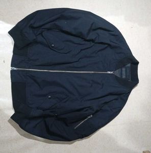 black bomber jacket