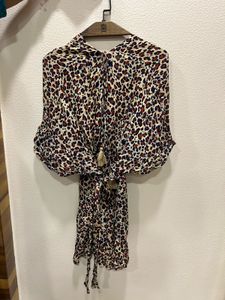 Animal Print Mini Dress