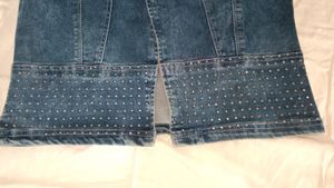 Women Denim Blazer.