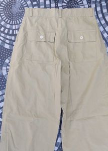 Khaki Wide Leg Pants