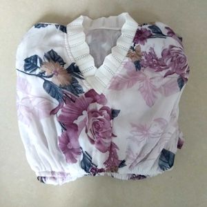 Floral Printed Gown