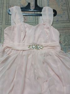 Blush Pink High-Low Dress