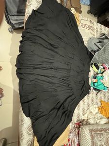 Plain black skirt, special Navratri