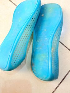 Garima Blue Flats—