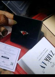 Hall Mark Real Silver Ring For Women